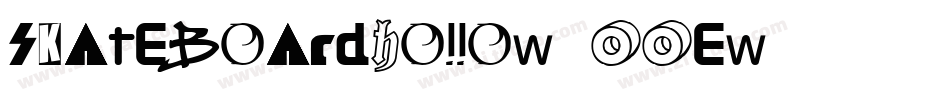 SkateboardHollow-2OOew字体转换