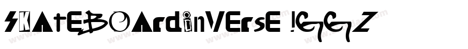 SkateboardInverse-lggz0字体转换