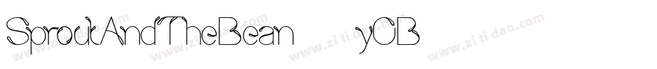 SproutAndTheBean-51yOB字体转换