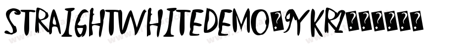 StraightWhiteDemo-9YKr2字体转换