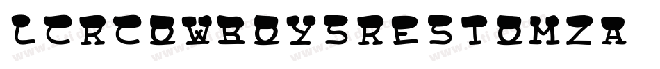 LcrCowboysRest-OMzA字体转换