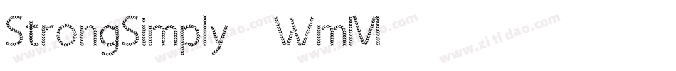 StrongSimply-8WmM字体转换
