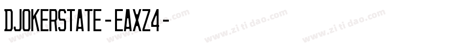 DjokerState-EaXZ4字体转换