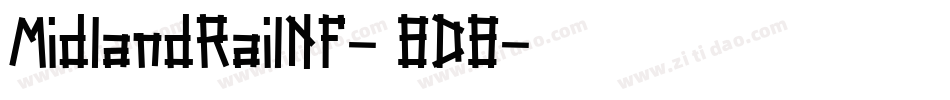 MidlandRailNf-9BDB字体转换