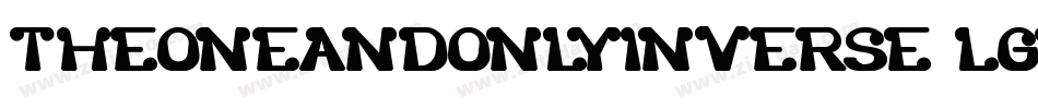 TheOneAndOnlyInverse-lgxWZ字体转换