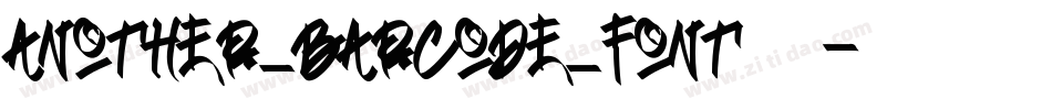 Another_barcode_font转换器字体转换