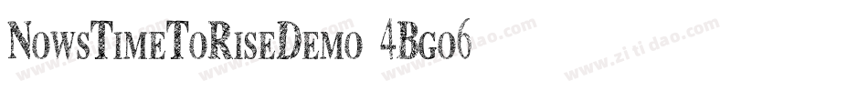 NowsTimeToRiseDemo-4Bgo6字体转换
