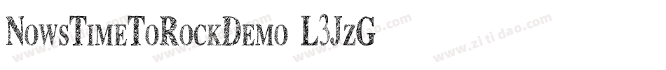 NowsTimeToRockDemo-L3JzG字体转换