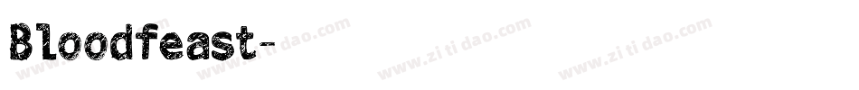 Bloodfeast字体转换
