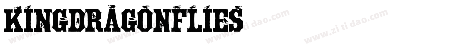 kingdragonflies字体转换