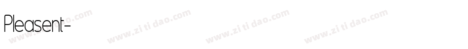 Pleasent字体转换