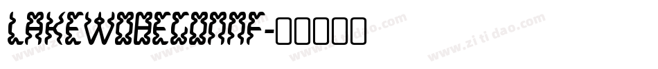 LakeWobegonNF字体转换