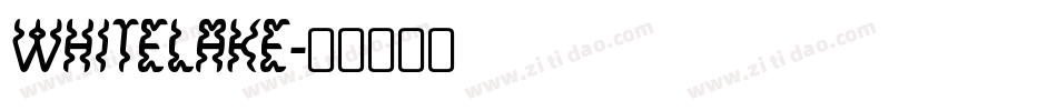 WhiteLake字体转换