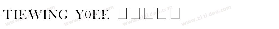 TieWing-y0Ee字体转换