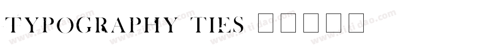 Typography-ties字体转换