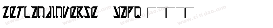 ZetlandInverse-6YaPq字体转换