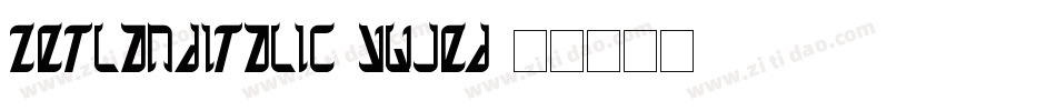 ZetlandItalic-ywjed字体转换