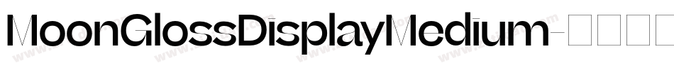 MoonGlossDisplayMedium字体转换