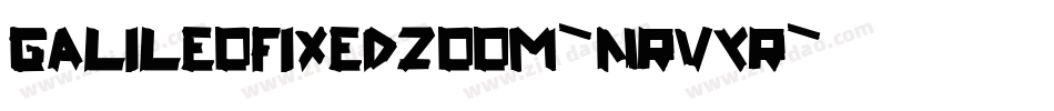 GalileoFixedZoom-nRvYR字体转换