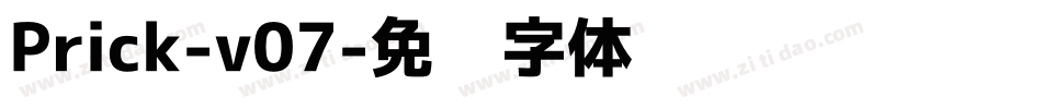 Prick-v07字体转换