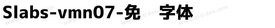 Slabs-vmn07字体转换
