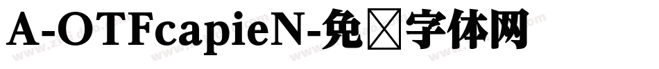 A-OTFcapieN字体转换