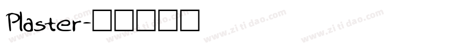 Plaster字体转换