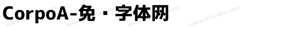 CorpoA字体转换