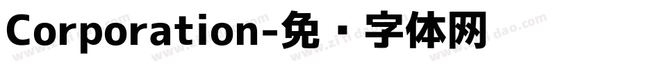 Corporation字体转换