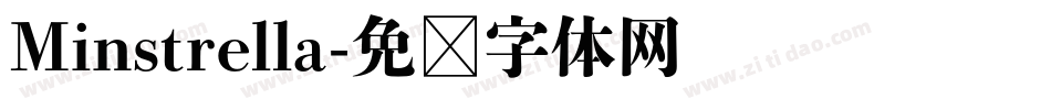 Minstrella字体转换