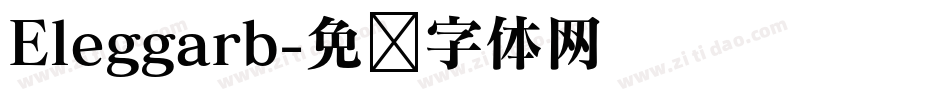Eleggarb字体转换