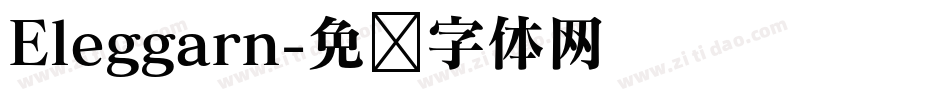 Eleggarn字体转换