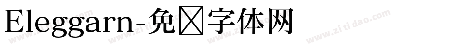 Eleggarn字体转换