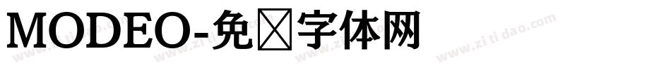 MODEO字体转换