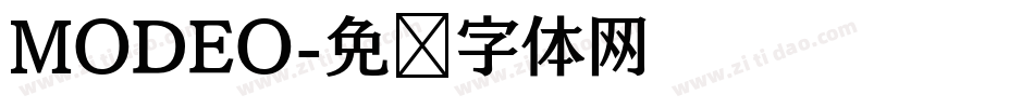MODEO字体转换