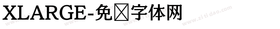 XLARGE字体转换