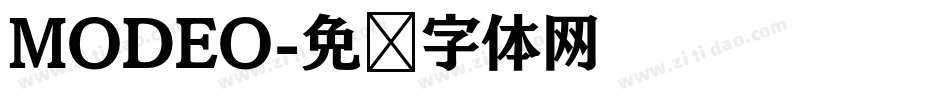 MODEO字体转换