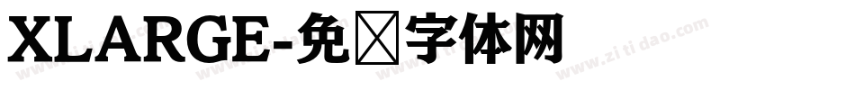 XLARGE字体转换