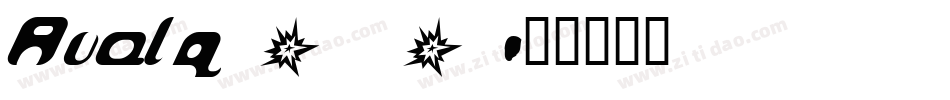 Avalq_0字体转换