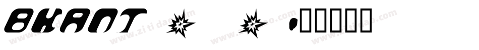 BKANT_0字体转换