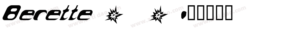 Berette_0字体转换