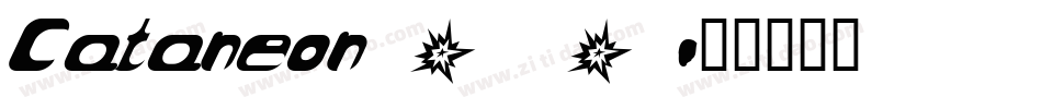 Cataneon_0字体转换