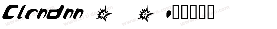 Clrndnn_0字体转换