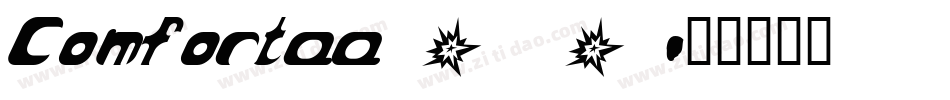 Comfortaa_0字体转换