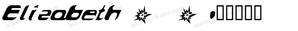 Elizabeth_0字体转换