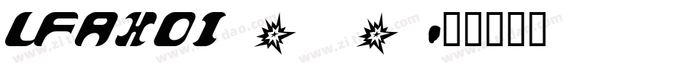 LFAXDI_0字体转换