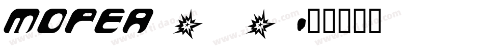 MDPEA_0字体转换