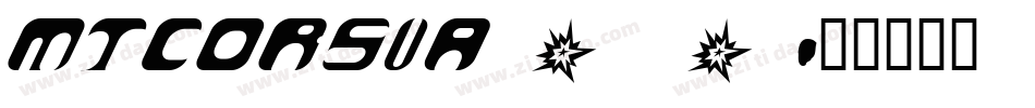 MTCORSVA_0字体转换