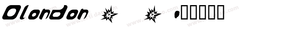 Olondon_0字体转换