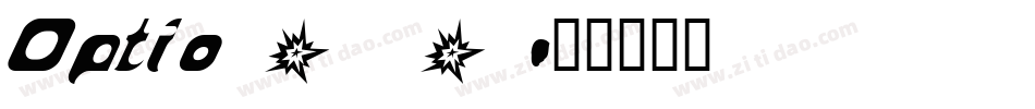 Optio_0字体转换